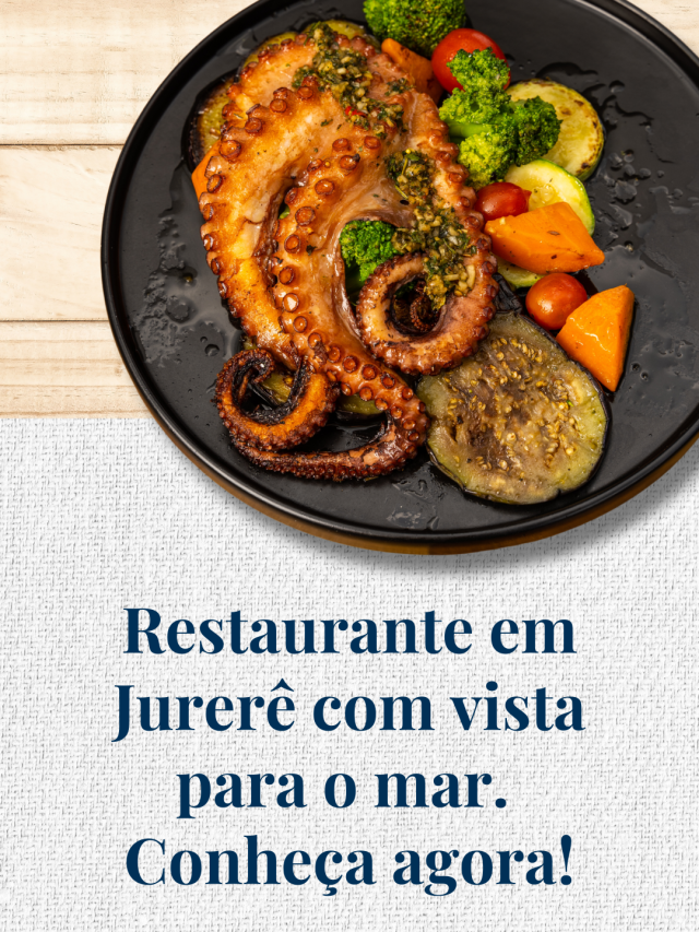 Restaurante em Jurerê de frente para o mar